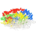 200PC/Set 3mm/5mm LED KIT Mixed Color Red Green Yellow Blue White Light Emitting Diode Assortment Box Set - Image 11
