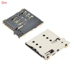 5/10PCS Nano-SIM Card Holder Push Type 7PIN Mini SIM Card Socket Nano Sim Card Connector ROHS Self-Projectile Gold Plating 7P - Image 3