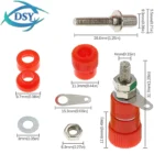 10PCS Binding Posts Terminals JS-910B 4mm Banana Plug Socket 2 Colors: Red,Black 4mm Terminal Connector For Amplifier Arduino - Image 6