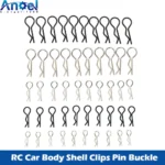 100pcs RC Car Body Shell Clips Pin Buckle 1/10 1/12 1/16 for Traxxas Hsp Redcat Rc4wd Tamiya Axial scx10 D90 Hpi RC Car Parts