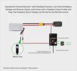 Hotrc HT-8A 2.4G 8CH  Transmitter HT8A Remote Control with F-08A Receiver For RC Helicopter Aircraft Car Ship Tank Robot - Image 16