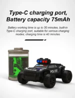Turbo Racing 1:76 Baby Monster C81 C82 RC MINI Truck Car Monster Truck With Cool Lights Buggy RC Model Car Desktop Toy Gift - Image 18