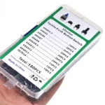 180Pcs/Box 10 Models Self Locking Push Tact Power Micro Switch Button 7x7 6X6X5 6X6X7 6X6X6 6X6X10 6*6 Dip - Image 5