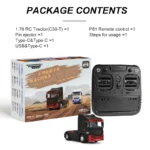 Turbo Racing C50-T 1:76 C50 Remote Control Truck Simulated Vehicle Lights and Horn RTR Version Toy Car - Image 28