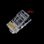 20pcs 4Pin 6Pin 8Pin Cable End Connectors Plugs telephone connector internet connector RJ9 4P4C RJ11 6P4C 6P6C RJ45 8P8C Crystal - Image 6