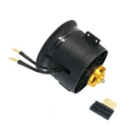 QX-MOTOR 80mm EDF with QF3748 3748 Metal Brushless Motor 1000KV CW CCW 12 blades Ducted Fan fit 80A ESC for Jet  RC Airplane - Image 12