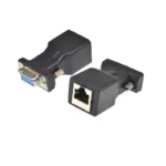 1PCS DB9 9PIN male female serial port connector to RJ45 FEMALE adapter D-SUB RS232 COM Port To LAN Ethernet Port  Converter - Image 3