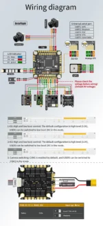 Aocoda-RC F465S V4 Stack F405 V4 FC 65A 4 in1 ESC 30X30mm ICM42688P for FPV Racing Drone - Image 13