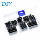 66PCS/lot with Box DIP IC Sockets Adaptor Solder Type Socket Kit 6 8 14 16 18 20 24 28 Pin DIP-6 DIP-8 DIP-14 IC Connector - Image 5