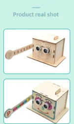 DIY Intelligent Parking Barrier Gate Kids DIY Physical Science Experiments Wooden Toy Set Assembled Educational Toy For Kid Gift - Image 15