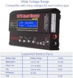 iMAX B6 V3 80W 6A Battery Charger LiHv Lipo NiMh Li-ion Ni-Cd Digital RC Charger Lipro Balance Charger Discharger 15V 6A Adapter - Image 4