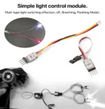 DUMBORC RC Light Controller LED Switch Panel System Turn on/Off 3CH for RC Car Vehicle RC Mini Car Fixed Wing Aircraft Parts - Image 11