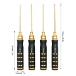 4pcs 1.5mm 2.0mm 2.5mm 3.0mm Hex Screw Driver Screwdriver Set Hexagon Tool Kit For FPV Drone Heli Airplanes Cars Boat RC Parts - Image 2