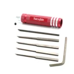 Prime Model Scriber w/ Blade Resin Carved Scribe line Hobby Cutting Tool Chisel + 5 Blade Tools for RC Car / Drone Repair - Image 7