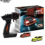 New Turbo Racing 1/76 Mini Electric Remote Control Car C76 Mini RTR Toy Car Sports Car Model Car for Adult Children's Toys Gift