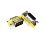 5pcs Vga Svga Db15 15pin Male To Male Connector 15p Mini Gender Changer Adapter - Image 2
