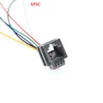 5/10PCS RJ11 RJ12 RJ45 telephone FEMALE SOCKET connector with wire 4P4C 6P4C 6P6C 8P8C female jack connector 616E 623K 616M 641D - Image 5