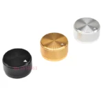 1Pcs Solid Aluminum Alloy 30 x 17mm Volume Rotary Control 6mm Dia Potentiometer Cap Knob - Image 2
