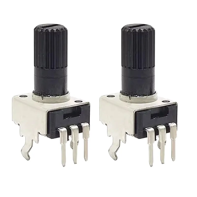 10Pcs RV09 Vertical 12.5mm Shaft 1K 2K 5K 10K 20K 50K 100K 0932 9 Type 3pin Seal PotentiometerAdjustable Resistor