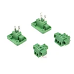 3SETS 15CDGV 2/3/4/5/6/8 pin 3.81MM pitch pluggable screw terminal block 3.81 PLUG TYPE pcb connector with Flange PLUG + SOCKET - Image 2