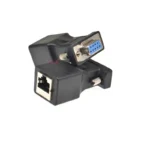 1PCS DB9 9PIN male female serial port connector to RJ45 FEMALE adapter D-SUB RS232 COM Port To LAN Ethernet Port  Converter - Image 2