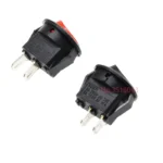 10PCS Red/Black KCD1 2PIN 15mm On/Off Round Boat Rocker Switch DC AC 3A/250V Car Dash Dashboard - Image 4