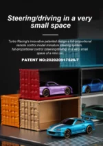 Turbo Racing 1:76 C61 C62 C63 C64 Drift RC Car upgraded version With Gyro Full Proportional Remote Control RTR Kit - Image 25