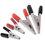 10PCS Small/Large Insulated Crocodile Clips Plastic Handle Cable Lead Testing Metal Alligator Clips Clamps 35/50MM Length - Image 5