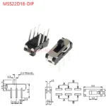 10PCS Slide Switch Micro-power Toggle Switch Single and Double-row Direct-inserted Horizontal Sliding Second Gear Third Gear - Image 7