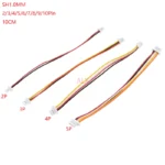 5/10pcs Sh 1.0 Sh1.0 Double Header 10cm 2/3/4/5/6/8 Pin Female Plug Connector With Wire 1.0mm 2p/3p/4p/5p Cable Same Direction