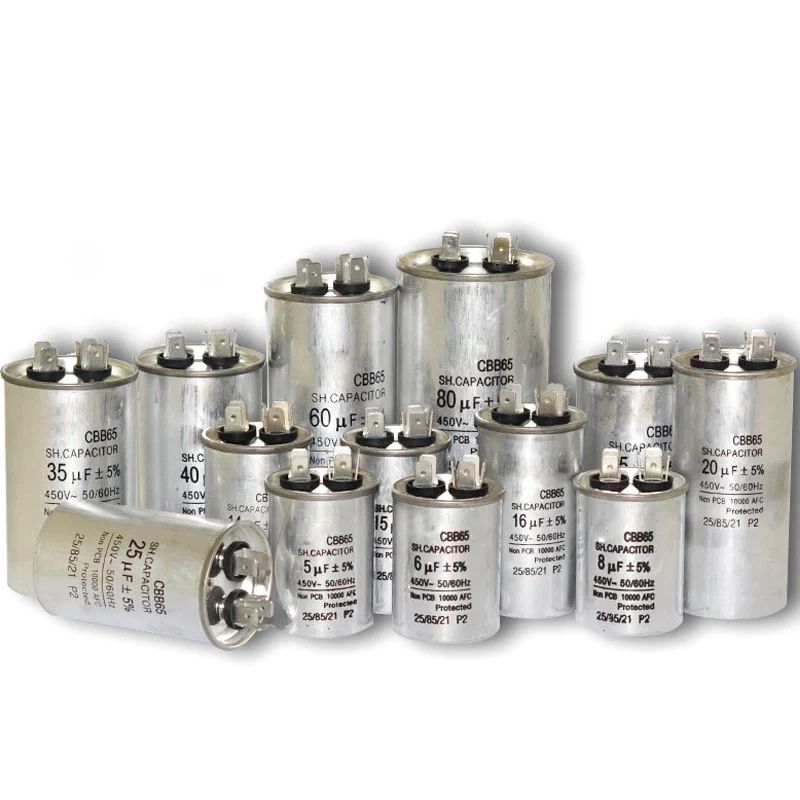 450v20uF Starting Capacitor for External Air Conditioner CBB65 20uf450v 450v 25uf 30uf 35uf 40uf 45uf 50uf 60uf AC 450v35uf
