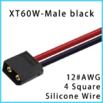 XT60 Connector Male & Female Plug with 10/20/30/50CM 12 AWG Silicone Wire for RC Airplane Quadcopter Lipo Battery ESC FPV Drone - Image 16