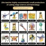 DIY Science Toys Children Educational STEM Projects Kits 3D Assemble Car Boat Model Wood Puzzle Toy Scientific Experiment Kit