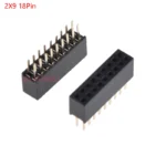 10PCS 2*2/3/4/5/6/7/8/10/12/16/20/40 Pin Double row Straight Pin Female Header 1.27MM Pitch Strip Connector Socket 8/10/16/20/40 - Image 17