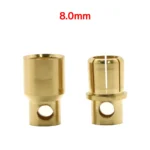 20pcs/lot 2.0mm 3.0mm 3.5mm 4.0mm 5.5mm 6.0mm 8.0MM Gold Bullet Banana Connector plug for ESC Lipo RC battery Plugs (10 pair) - Image 10