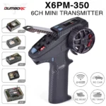 DUMBORC X6PM-350 RC Transmitter and Receiver Kit BL3F/X6FG/X6FP/X4FMG 2.4GHZ RC Controller 6CH Gyro Universal RC Car Boat Robot