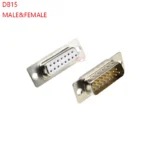 1Pcs Gold Solid Pin DB9 DB15 DB25 DB37 Hole/Pin Female/Male Welded Connector RS232 serial port D-SUB adapter 9/15/25/37 pin - Image 5