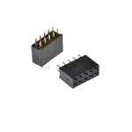 50PCS 2X5 PIN Double row Straight FEMALE PIN HEADER 2.54MM PITCH Strip Connector Socket 2*5 5p 5 PIN 5PIN FOR PCB BOARD - Image 2