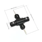 RC M3 M5 Quad Wrench with Built in One Way Bearing Tool 1.5mm 2mm screwdriver Release Propeller Motor For RC FPV Racing Drone - Image 5