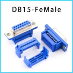 2PCS D-SUB DIDC 9 15 25 37Pin DB9 DB15 DB25 Male Female Head line pressing type connector D SUB DIDC-9P 15P 25P Connector - Image 9