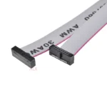 1PCS 1.27MM pitch FC-6/8/10/14/16/20/40/50 PIN 30CM JTAG ISP DOWNLOAD CABLE   Gray Flat Ribbon Data Cable FOR DC3 IDC BOX HEADER - Image 3