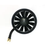 QX-MOTOR 80mm EDF 12 Blades Ducted Fan with 3538 RC Brushless Motor KV2200 Thrust  120A ESC for 6S Jet Airplane Aircraft - Image 3