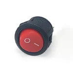 10PCS 15mm 2Pin 2 Block Push Button Switch SPST 3A 250V KCD1-105 KCD1 Snap-in On Off Round Rocker Switch Black Red White - Image 6