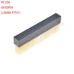 1pcs 4x30 Pin 4 Row Straight Female Pin Header 2.0mm Pitch Pin Long 11mm Strip Connector Socket 4*30 120 Pin 4x30pin Pc104