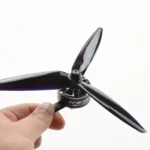 2 /10 Pairs Tracker 7X4X3 7040 7inch 3 blade/tri-blade Propeller Light Grey (CW+CCW) Poly Carbonate for 7inch 8inch FPV RC Drone - Image 2