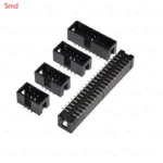 5/10Pcs DC3 1.27/2.0/2.54mm Dip/SMD/Right Angle 6/8/10/16/20/26/34/40/50Pin Male Socket Straight Idc Box Headers Cable Connector - Image 4