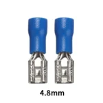 10/50/100pcs Female Crimp Terminal 2.8mm 4.8mm 6.3mm Insulated Spade Wire Connector Electrical Wiring Cable Plug Red Blue Yellow - Image 10