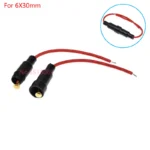 5/10PCS 5X20mm/6X30mm Glass Fuse Holder With Wire 5*20 6*30 Insurance Tube Socket Fuseholder Clip And Box BLX-A PCB Mounting - Image 11