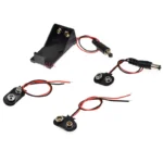 5/10pcs 9v Battery Box 9V Battery Snap Connector Clip Lead Wires Holder Wire Length 15CM For Arduino - Image 2