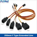 350mm Y Type Extended Line Extension Lead Wire Cable For Futaba Jr Y Harness Servo Lead Extension For Rc Car/ship/helicopter